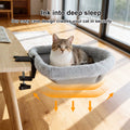 Cama de escritorio para gatos.